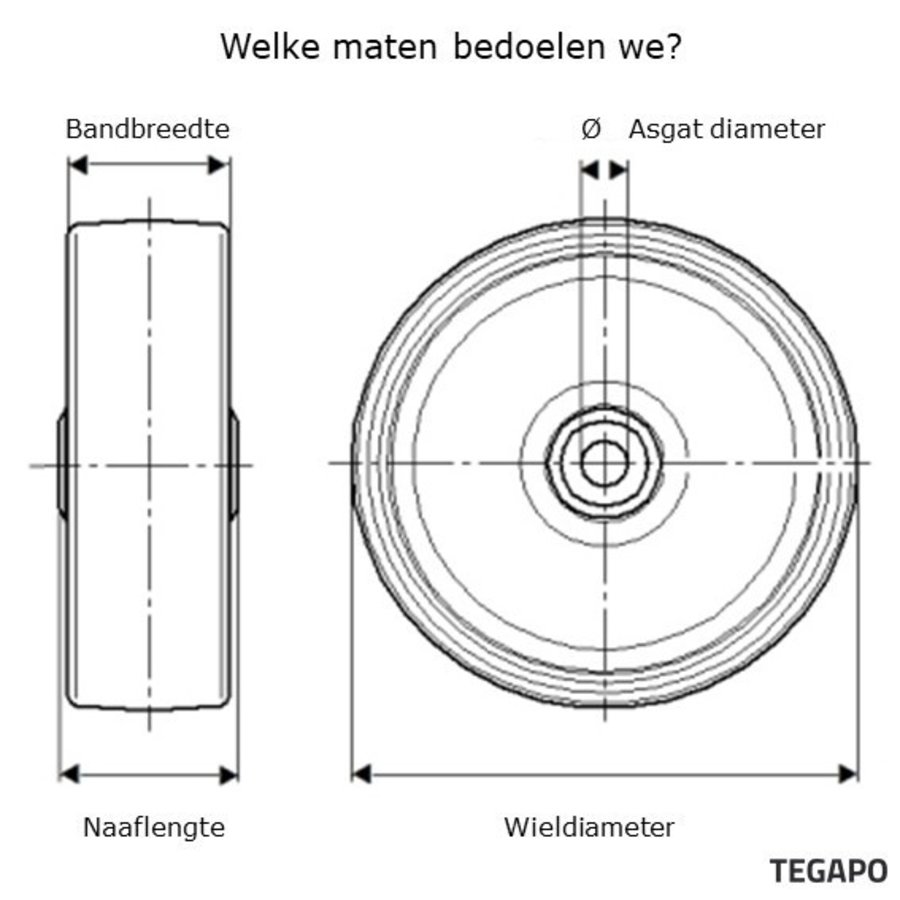 Wiel nylon 160 5SO