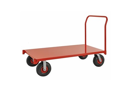 Platformwagen met luchtbanden 140x76cm 