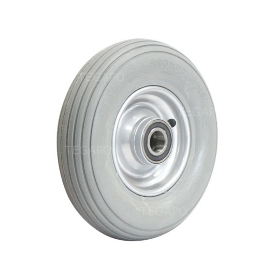 TENTE PU band 200mm metaal grijs asgat 20mm-2