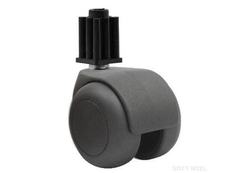 PPTP luxe wiel 50mm black line plug vierkant 21mm 