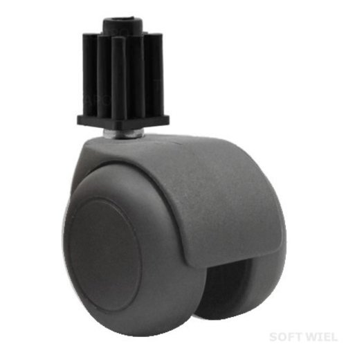 PPTP luxe wiel 50mm black line plug vierkant 21mm 