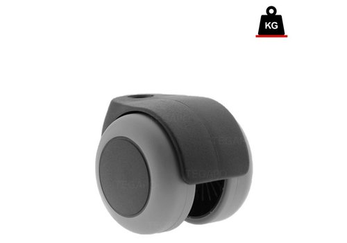 PPTP luxe wiel 50mm belast geremd  PPTP luxe wiel 50mm belast geremd