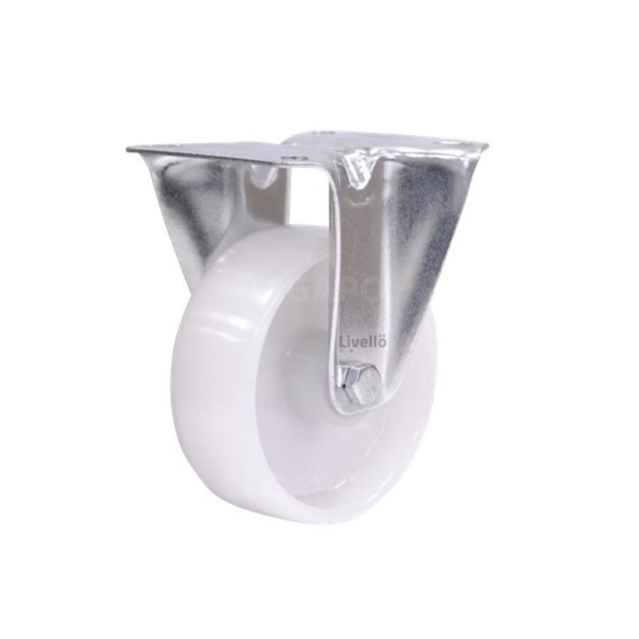 EdelRader bokwiel nylon 100mm 2NO plaat-1