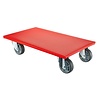 Rolplateau antislip rood 60x35cm 330kg rubber