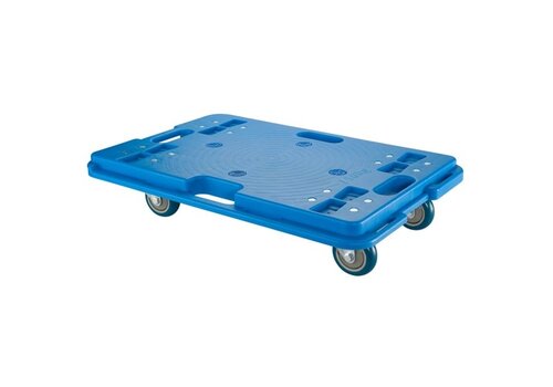 Rolplateau 60x40cm 150kg PU koppelbaar  Rolplateau 60x40cm 150kg PU koppelbaar