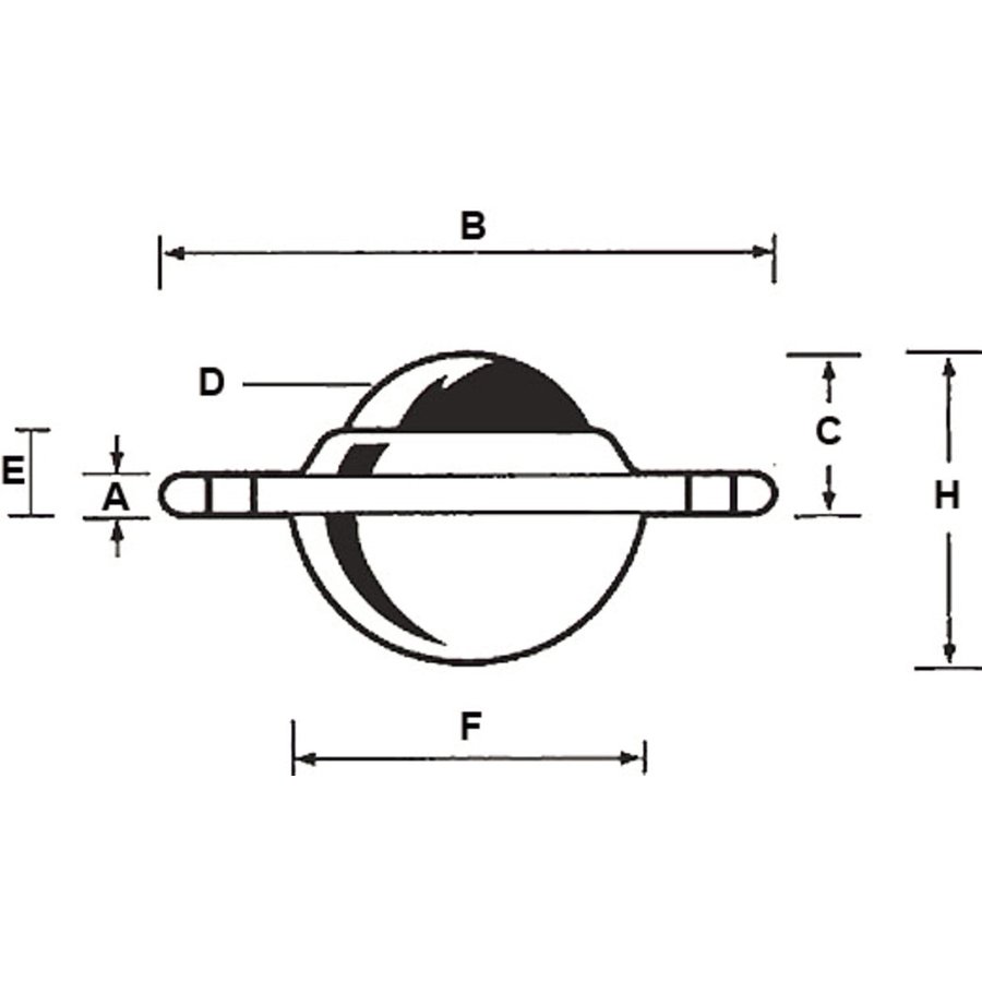 BSR kogelwiel 73-32 CP staal-2