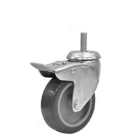 Zwenkwiel 75 verzinkt 1PU M6x14mm met rem