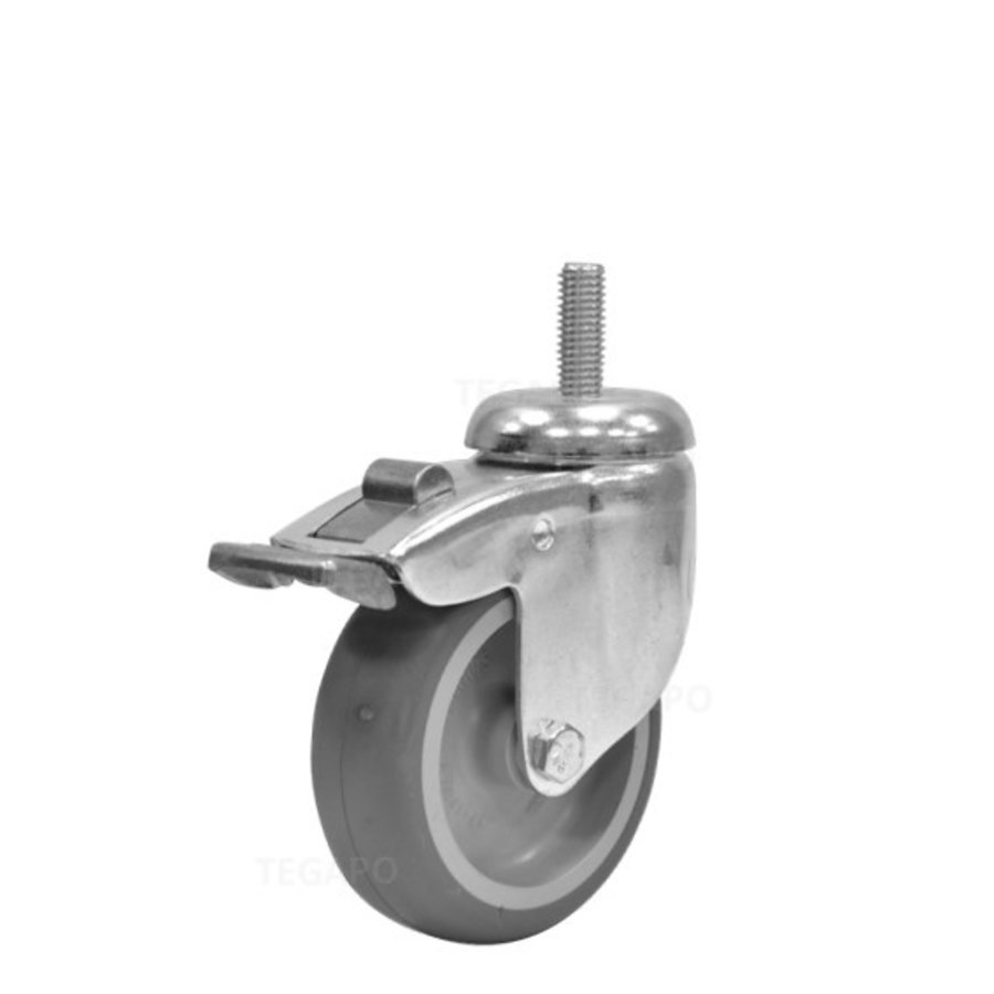 Zwenkwiel 75 verzinkt 2TP M6x17mm met rem-1