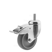 Zwenkwiel 100 verzinkt 2TP M10x12mm met rem