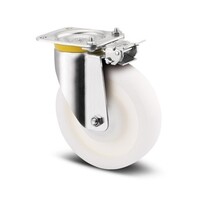 thumb-TENTE Zwenkwiel nylon 250 5SO met stuurslot-1