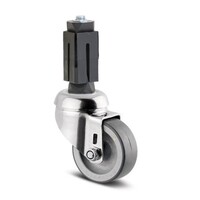 thumb-TENTE zwenkwiel RVS 50 7TP vierkante koker 24-27mm-1