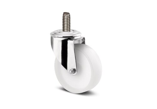 Zwenkwiel RVS 125 nylon NO M10x35  Zwenkwiel RVS 125 nylon NO M10x35