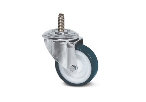 Zwenkwiel RVS 100 nylon NOC M8x35  Zwenkwiel RVS 100 nylon NOC M8x35