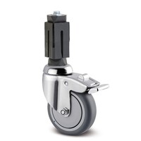 thumb-TENTE zwenkwiel RVS 100 7TPKO vierkante koker 27-30mm met rem-2