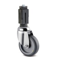 thumb-TENTE zwenkwiel RVS 75 7TP vierkante koker 24-27mm-2