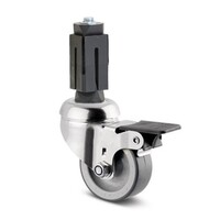 thumb-TENTE zwenkwiel RVS 50 7TP vierkante koker 24-27mm met rem-2