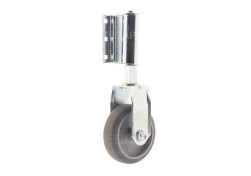 Trapwiel geveerd bok 100mm 