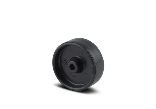 Wiel 38mm 1PP zwart asgat 6mm naaf 21,5 
