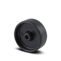 thumb-Wiel 75mm 1PP zwart asgat 8mm naaf 26,5-1