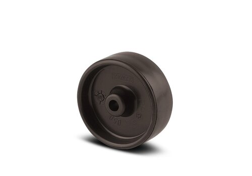 Wiel 50mm 1PA zwart asgat 8mm naaf 21,7 