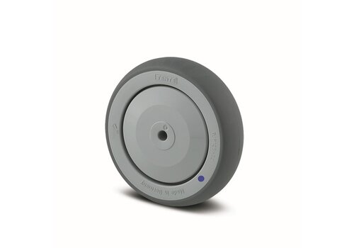 Wiel 75mm 7TPKO RVS asgat 6mm naaf 28,2 