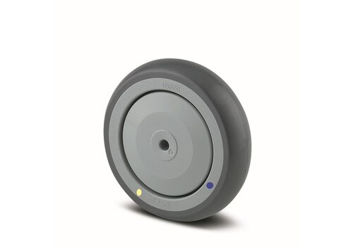 Wiel 100mm 4TPKO asgat 8mm naaf 36,5 elektrisch geleidend  Wiel 100mm 4TPKO asgat 8mm naaf 36,5 elektrisch geleidend