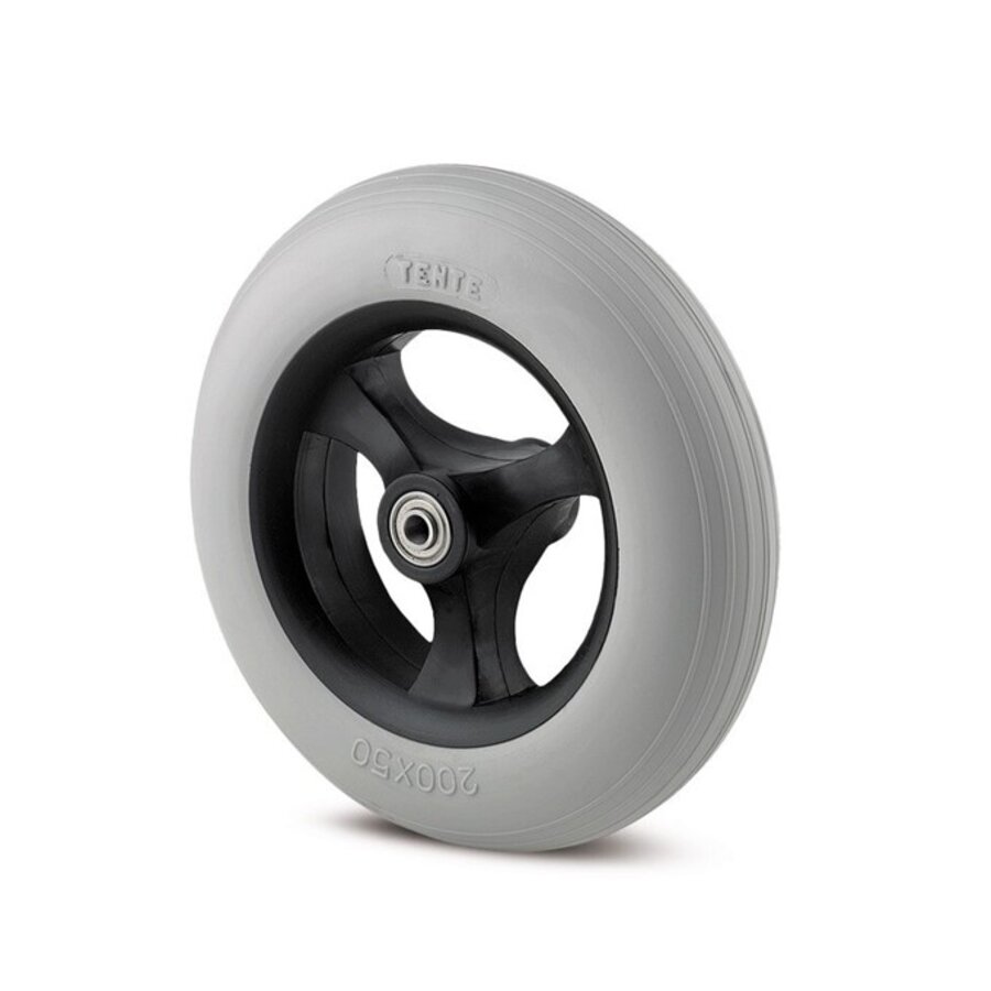 Wiel 200mm unilast super soft asgat 8mm naaf 60-1