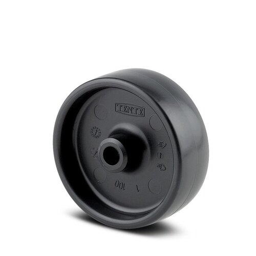 Wiel 65mm 3PP zwart asgat 12mm naaf 34,5 