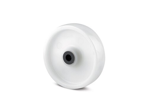 Wiel 80mm 3NO rollager asgat 12mm naaf 44,4 