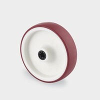 thumb-Wiel 100mm 3NOP asgat 12mm rood naaf 44,4-1