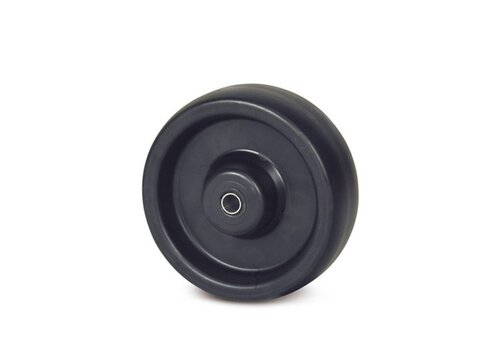 Wiel 100mm hittebestendig duro asgat 8mm naaf 45,5 