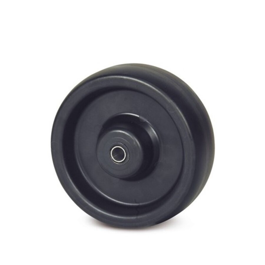 Wiel 100mm hittebestendig duro asgat 8mm naaf 45,5-1