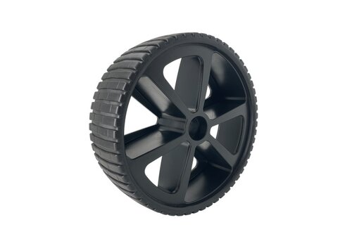 STAX RIDA wiel 260mm rubberband glijlager asgat 25mm  STAX RIDA wiel 260mm rubberband glijlager asgat 25mm