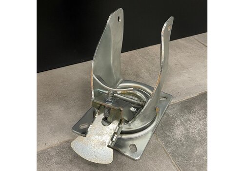 Zwenkgaffel met rem TU260 zwarte ring 