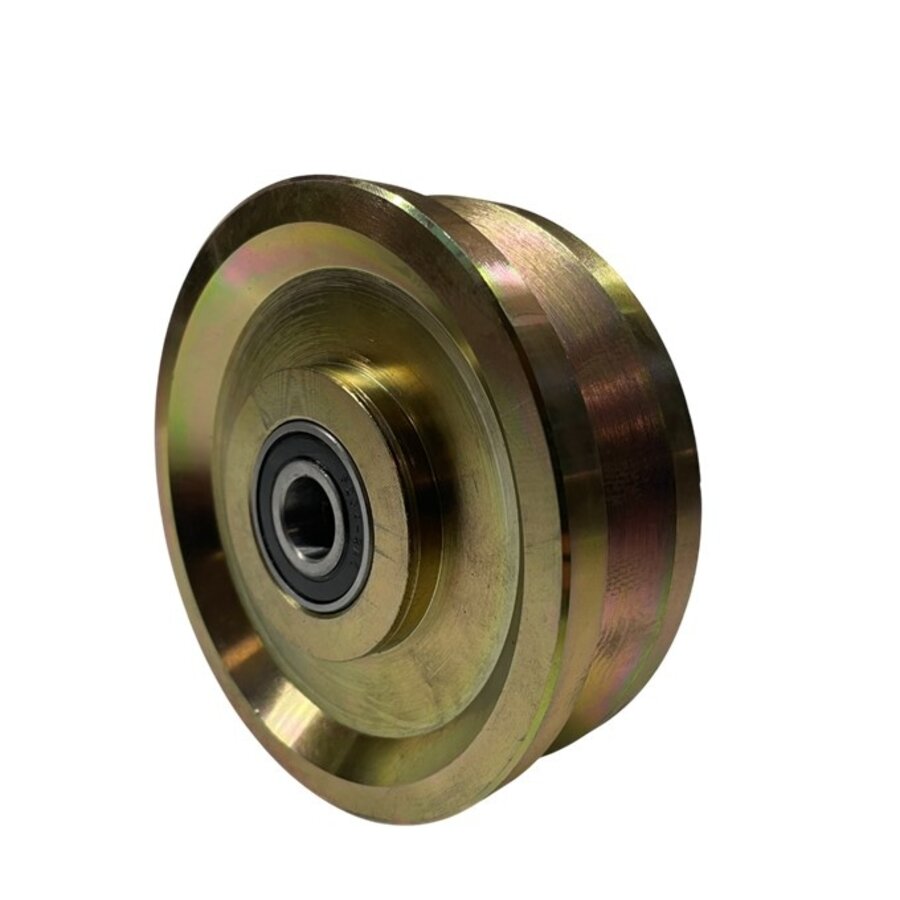 Livellö groefwiel gietijzer precisiekogellager 150x50mm-1