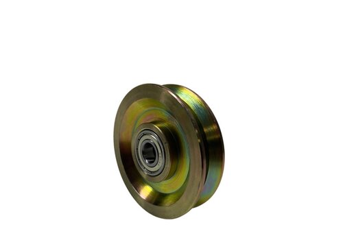 Livellö groefwiel gietijzer precisiekogellager 100x24mm 