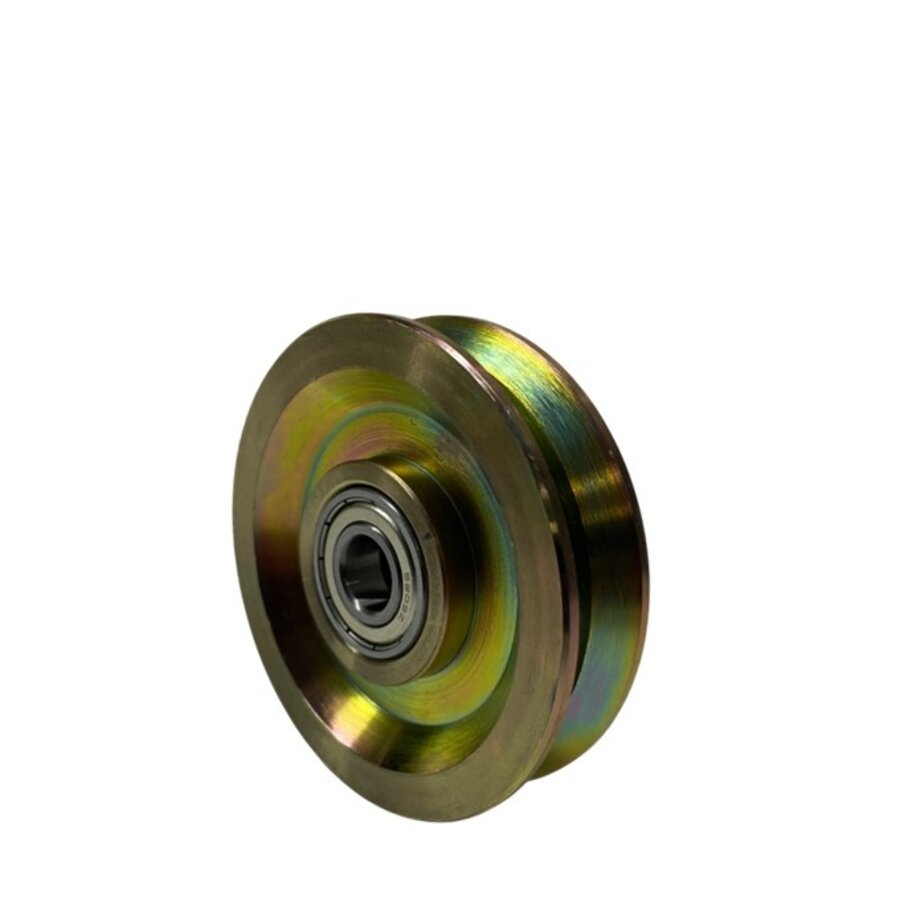 Livellö groefwiel gietijzer precisiekogellager 100x24mm-1