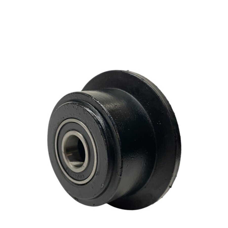 Livellö flenswiel gietijzer precisiekogellager 100x46mm-1