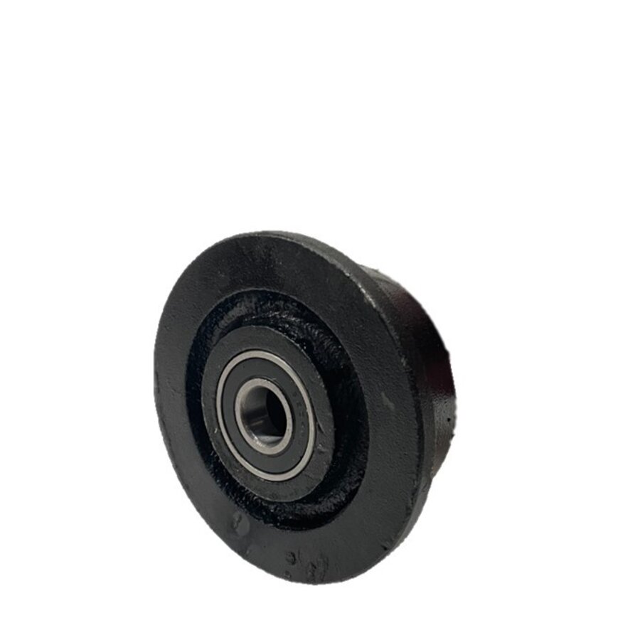 Livellö flenswiel gietijzer precisiekogellager 50x32mm-2