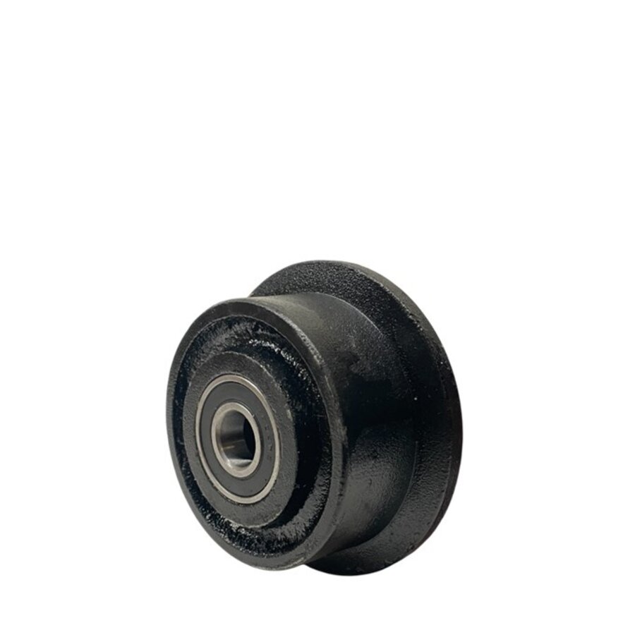 Livellö flenswiel gietijzer precisiekogellager 50x32mm-1