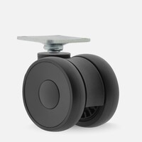 thumb-PAPU LOW wiel 50mm plaat 38x38mm-1