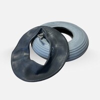 TENTE binnen- en buitenband set grijs 200mm