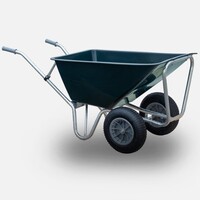thumb-HUMMER Semi-PRO volumekruiwagen 160 liter 2 wiel-1