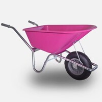 thumb-HUMMER kruiwagen 100 liter rose-1