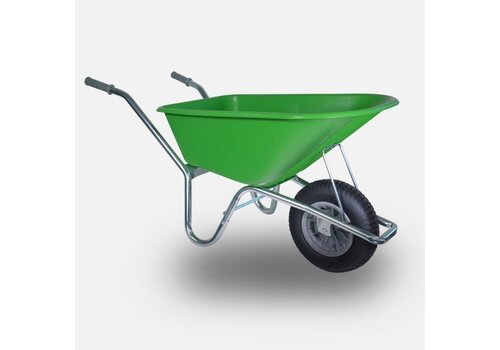 HUMMER kruiwagen 100 liter limegroen 