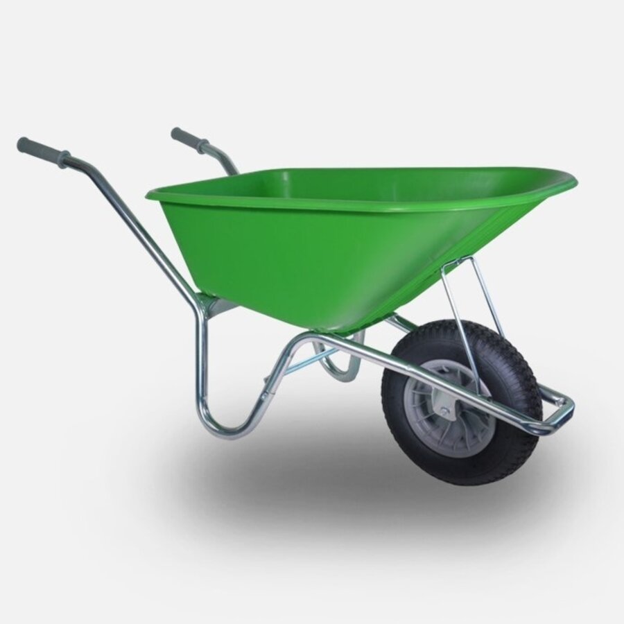 HUMMER kruiwagen 100 liter limegroen-1