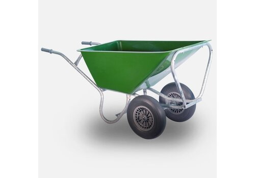 HUMMER PRO volumekruiwagen 160 liter 2 anti-lek wielen 