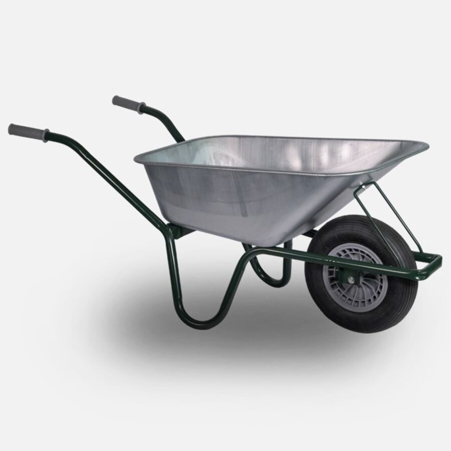 HUMMER kruiwagen 85 liter zinken bak-1