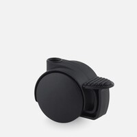 PP wiel 40mm met rem