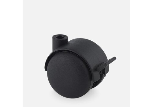 PP wiel 50mm met rem 